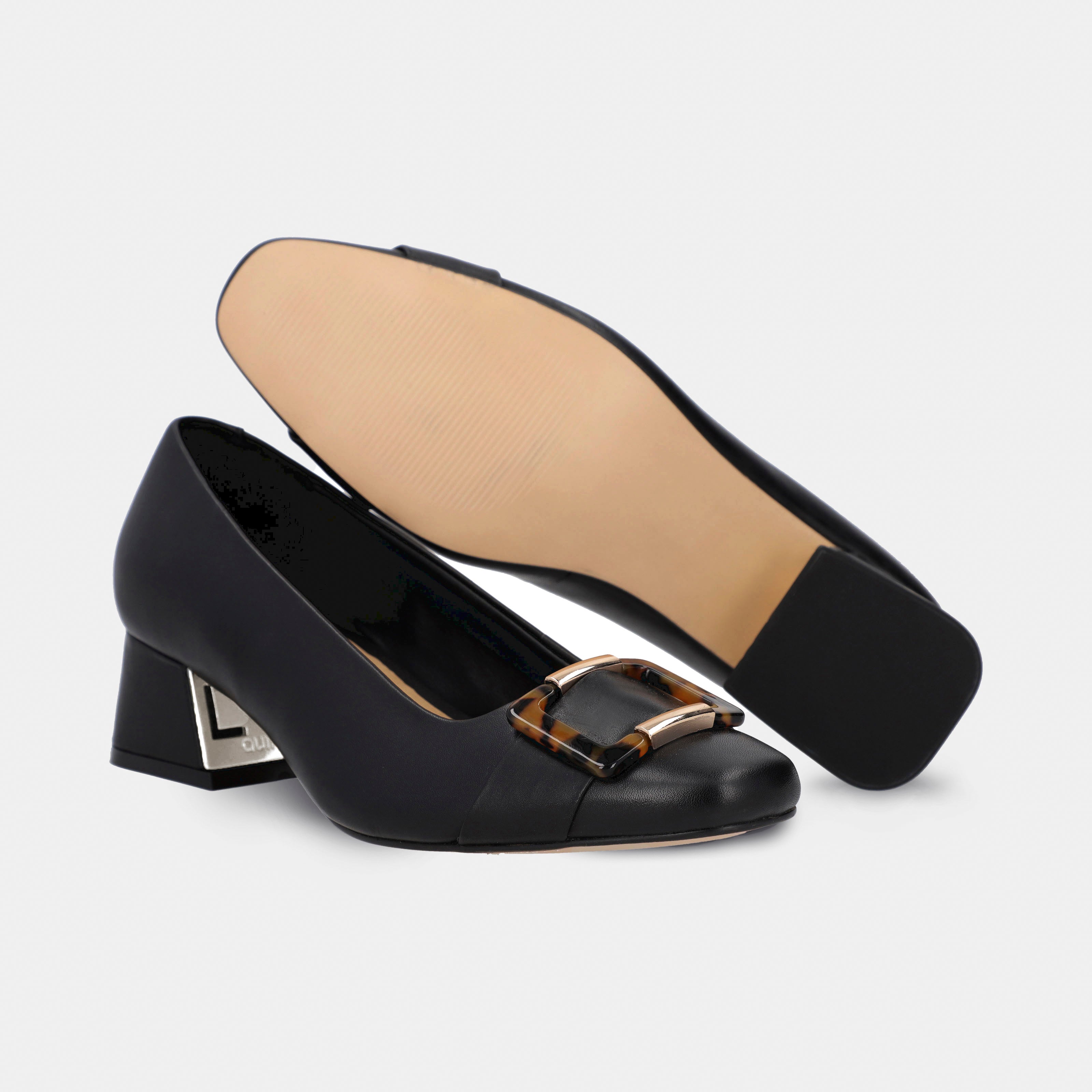300802 NEGRO QUIRELLI CALZADO DAMA CHOCLO VES