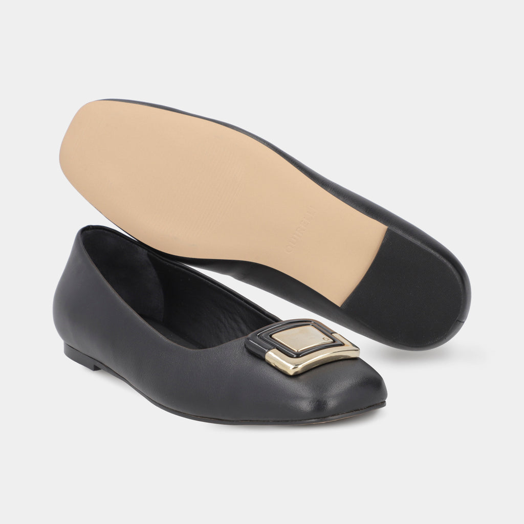 302902 NEGRO QUIRELLI CALZADO DAMA BALERINA V