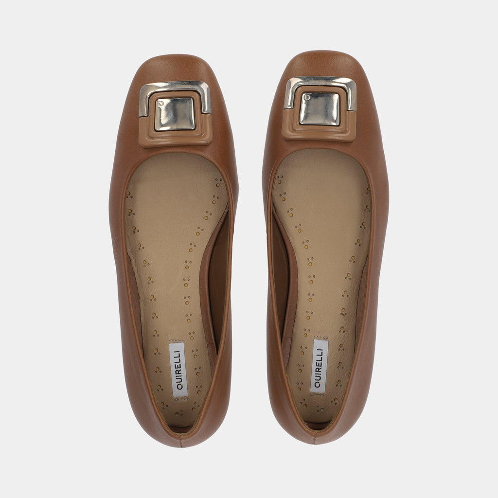 302902 TAN QUIRELLI CALZADO DAMA BALERINA VES