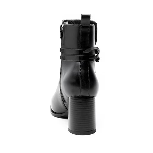 303904 NEGRO QUIRELLI CALZADO DAMA BOTÍN SEMI